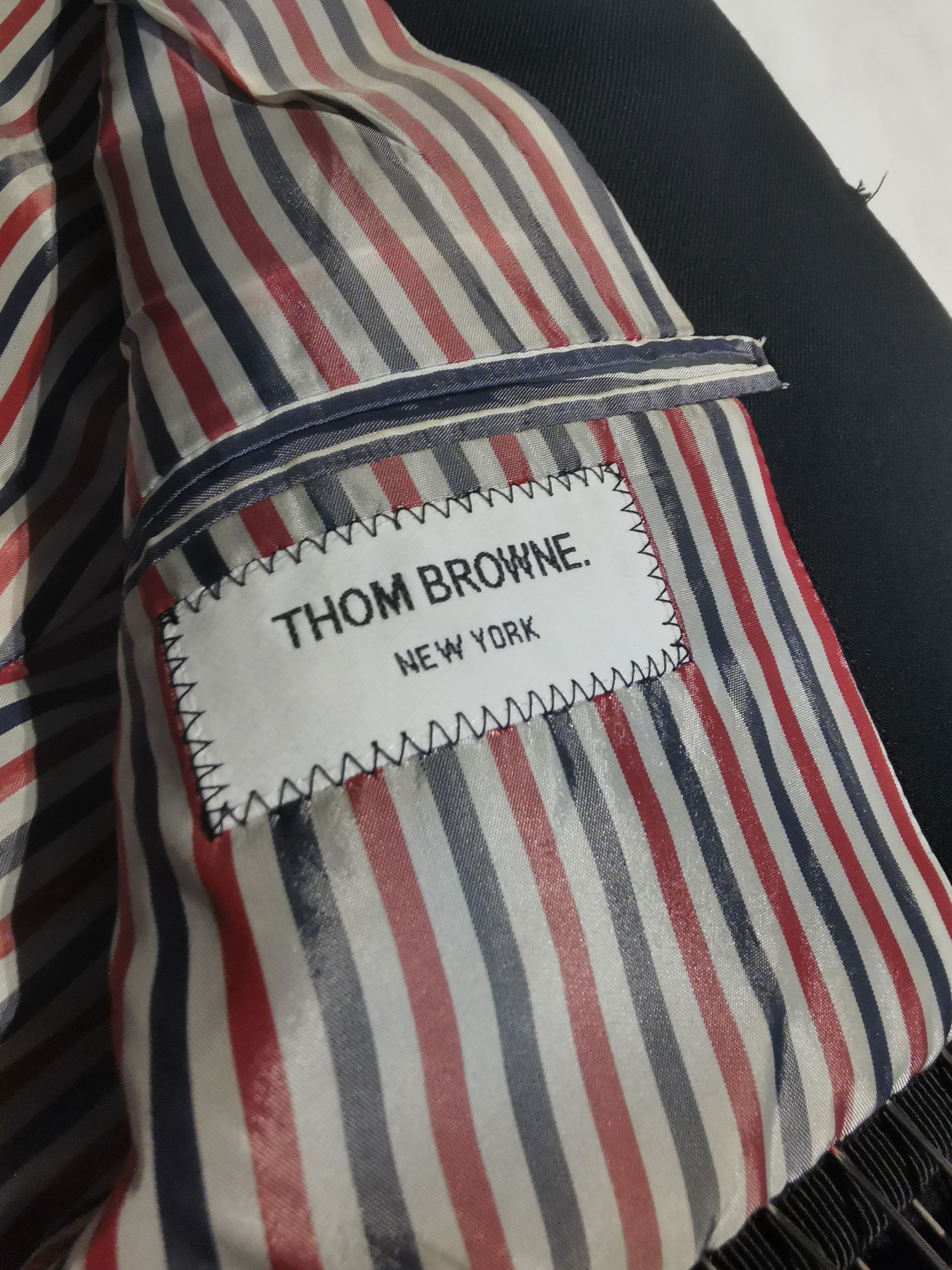 Thom Browne Thome Browne FW12 Safety Pin Blazer Size US S / EU 44-46 / 1 - 7 Thumbnail