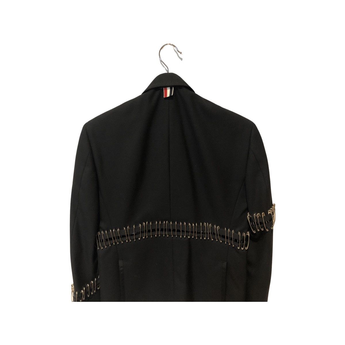 Thom Browne Thome Browne FW12 Safety Pin Blazer Size US S / EU 44-46 / 1 - 4 Thumbnail