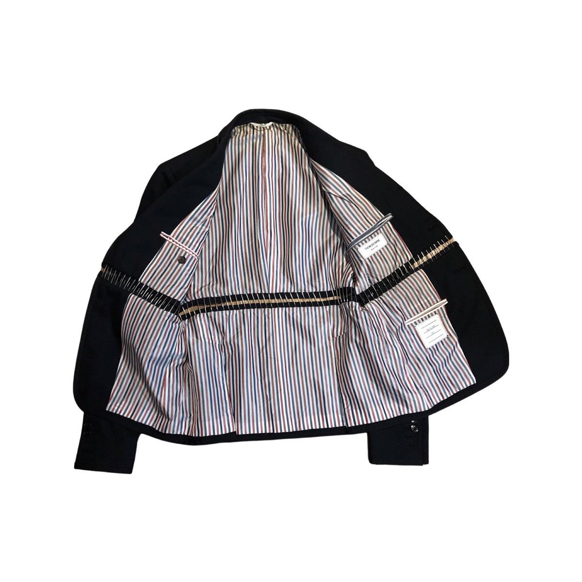 Thom Browne Thome Browne FW12 Safety Pin Blazer Size US S / EU 44-46 / 1 - 6 Thumbnail
