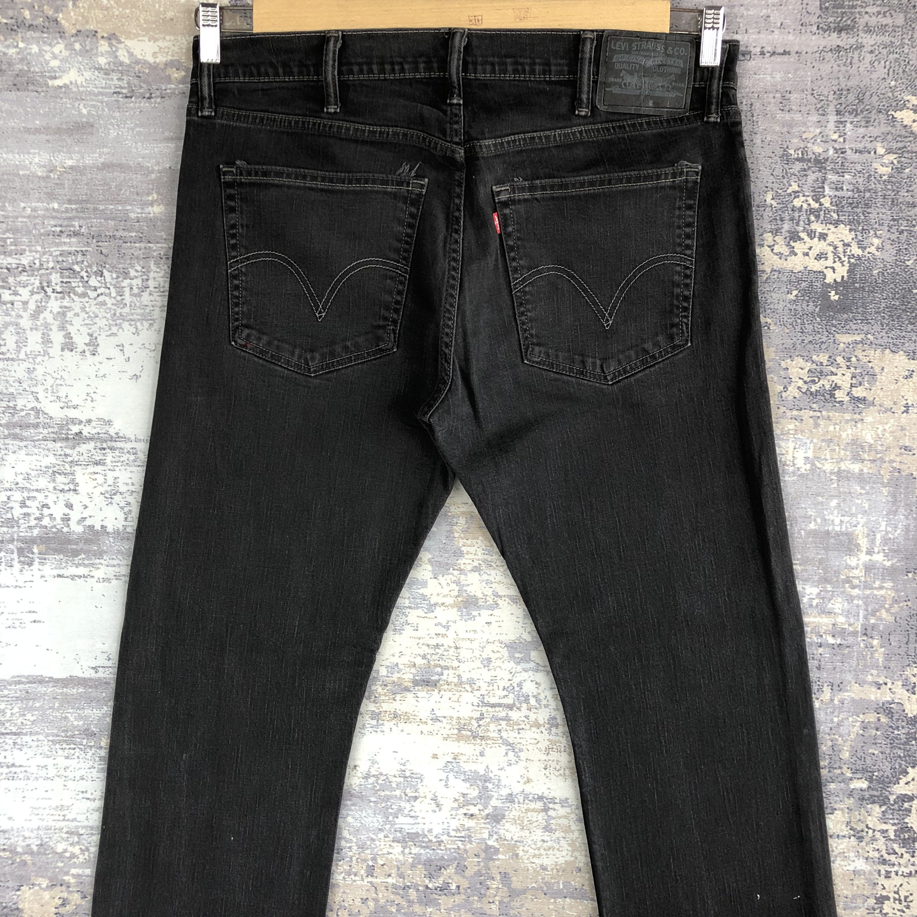 Levi's × Vintage Vintage Levis Black Jeans Levi's 514 Denim Pants BS46768. Size US 36 / EU 52 - 4 Thumbnail