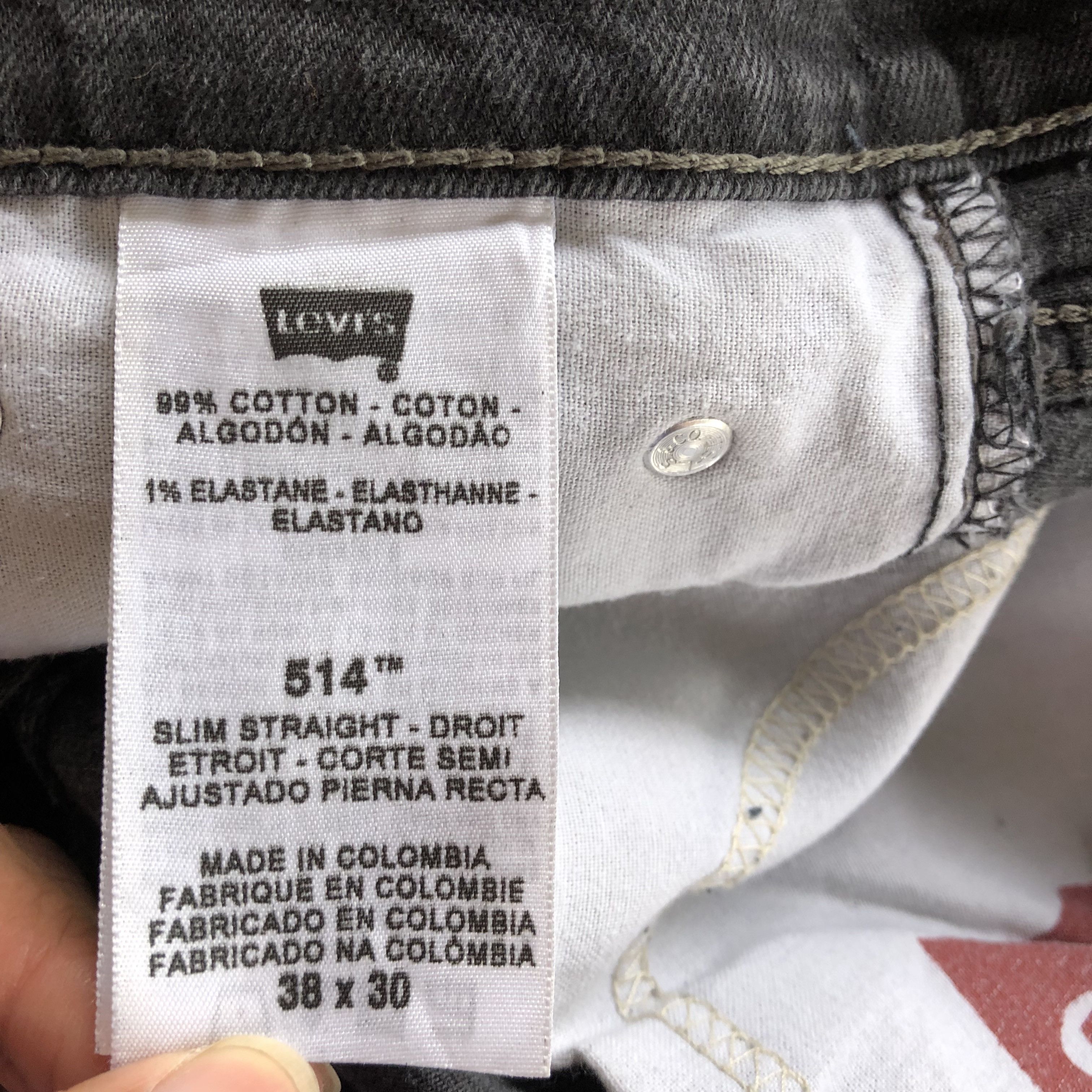 Levi's × Vintage Vintage Levis Black Jeans Levi's 514 Denim Pants BS46768. Size US 36 / EU 52 - 9 Thumbnail
