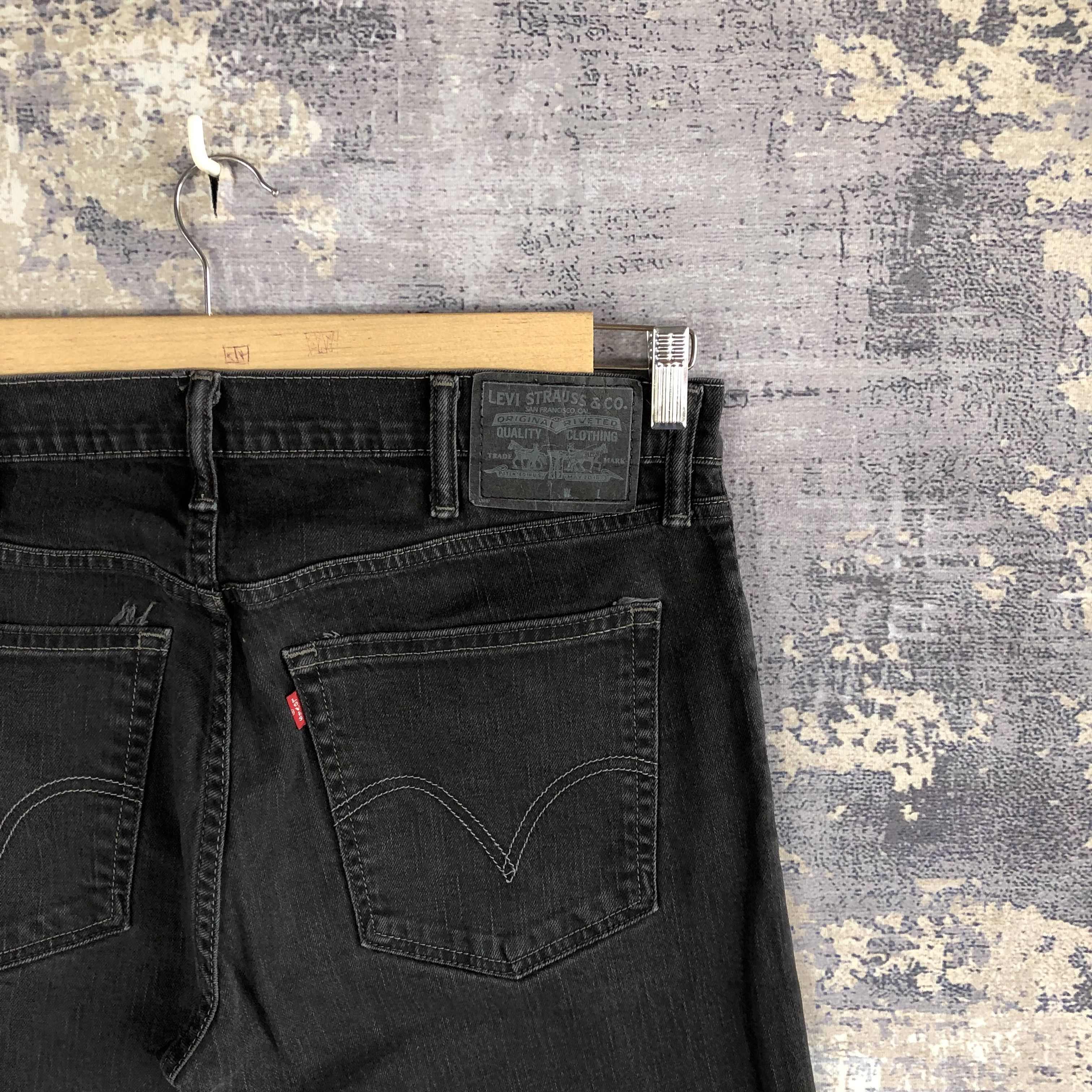 Levi's × Vintage Vintage Levis Black Jeans Levi's 514 Denim Pants BS46768. Size US 36 / EU 52 - 5 Thumbnail