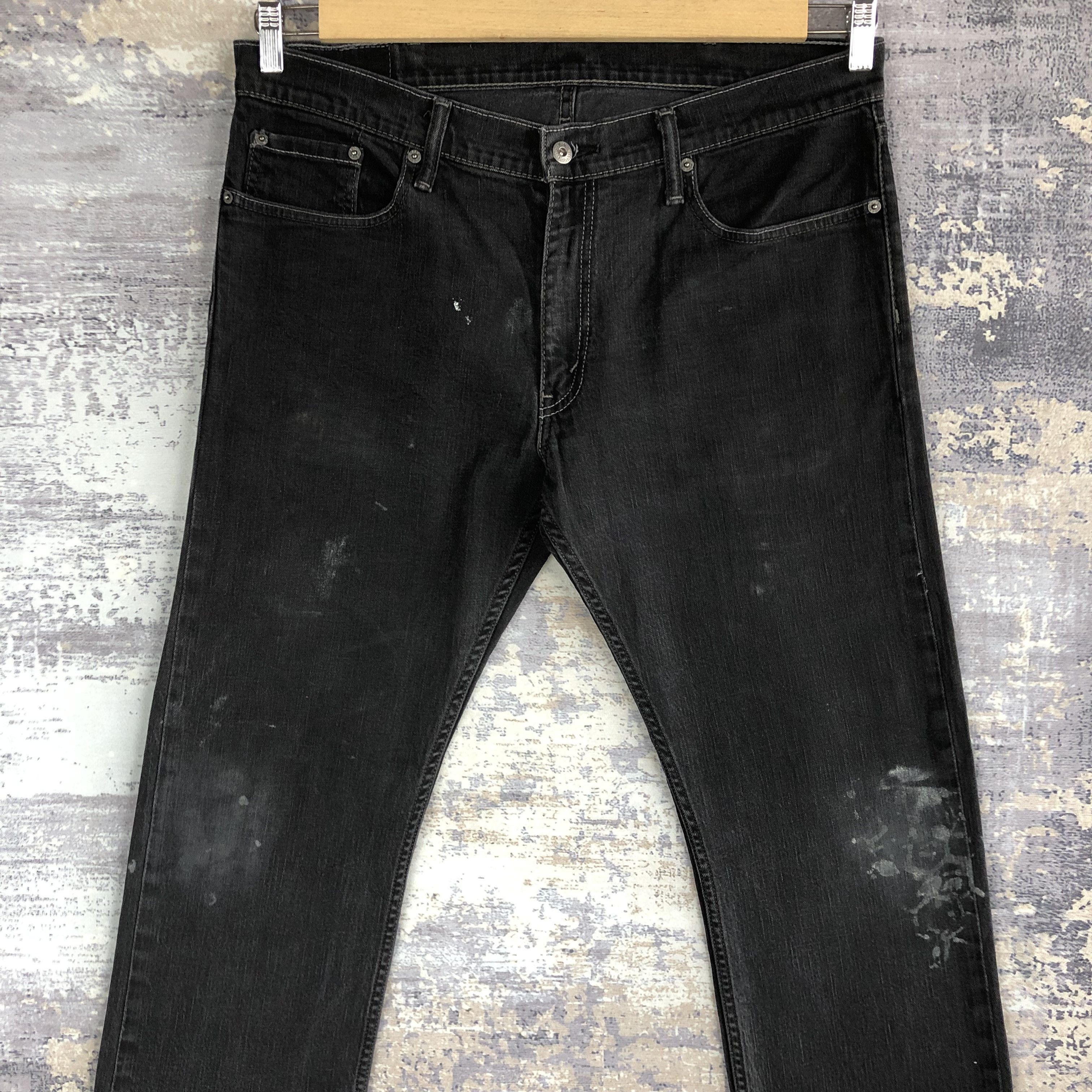 Levi's × Vintage Vintage Levis Black Jeans Levi's 514 Denim Pants BS46768. Size US 36 / EU 52 - 3 Thumbnail