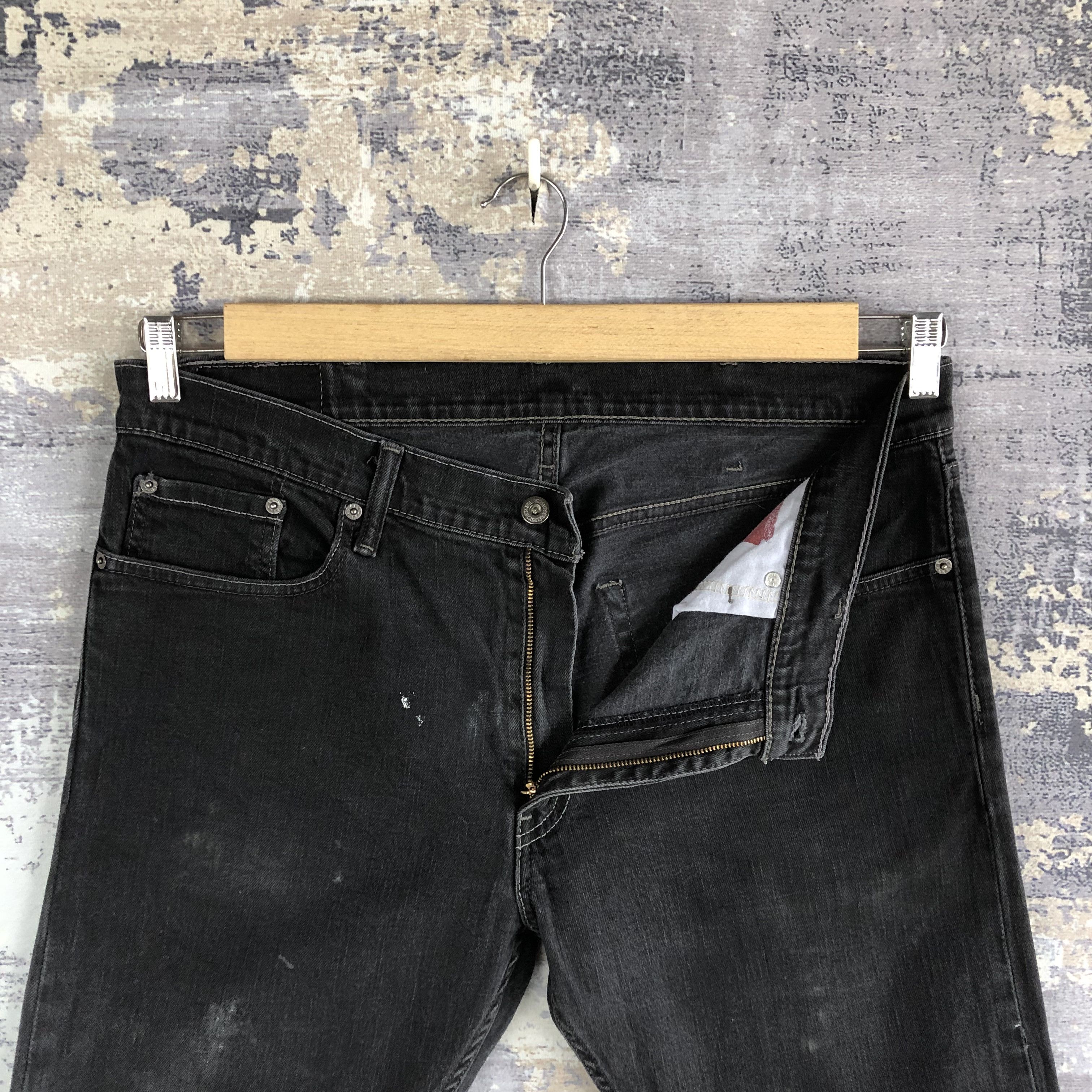 Levi's × Vintage Vintage Levis Black Jeans Levi's 514 Denim Pants BS46768. Size US 36 / EU 52 - 6 Thumbnail