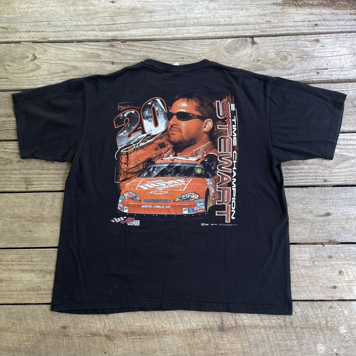 Chase Authentics × NASCAR × Vintage Vintage NASCAR Tony Stewart Chase Authentics T Shirt Size US XL / EU 56 / 4 - 1 Thumbnail