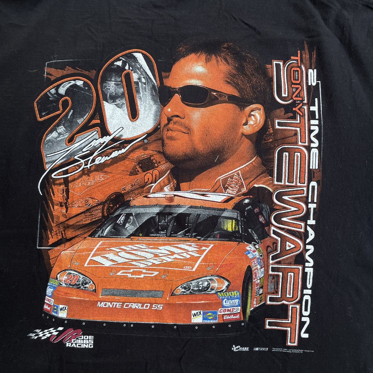 Chase Authentics × NASCAR × Vintage Vintage NASCAR Tony Stewart Chase Authentics T Shirt Size US XL / EU 56 / 4 - 2 Thumbnail