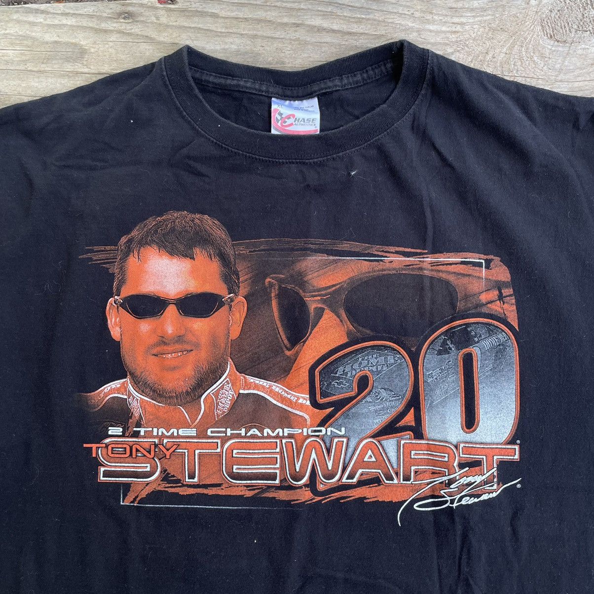 Chase Authentics × NASCAR × Vintage Vintage NASCAR Tony Stewart Chase Authentics T Shirt Size US XL / EU 56 / 4 - 3 Thumbnail