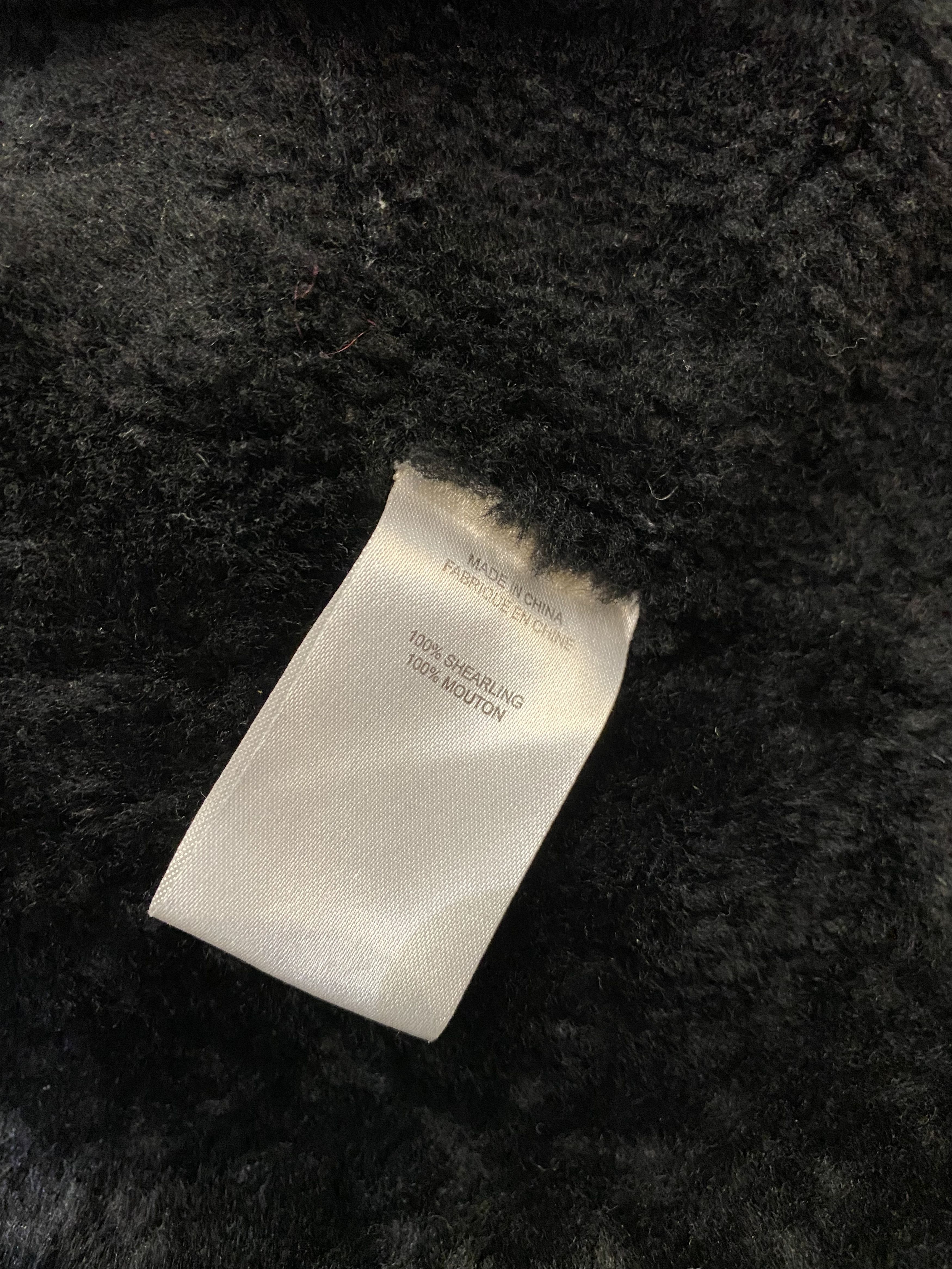 Helmut Lang Helmut Lang Abstract Assymetrical Shearling Leather Jacket Size L / US 10 / IT 46 - 18 Thumbnail