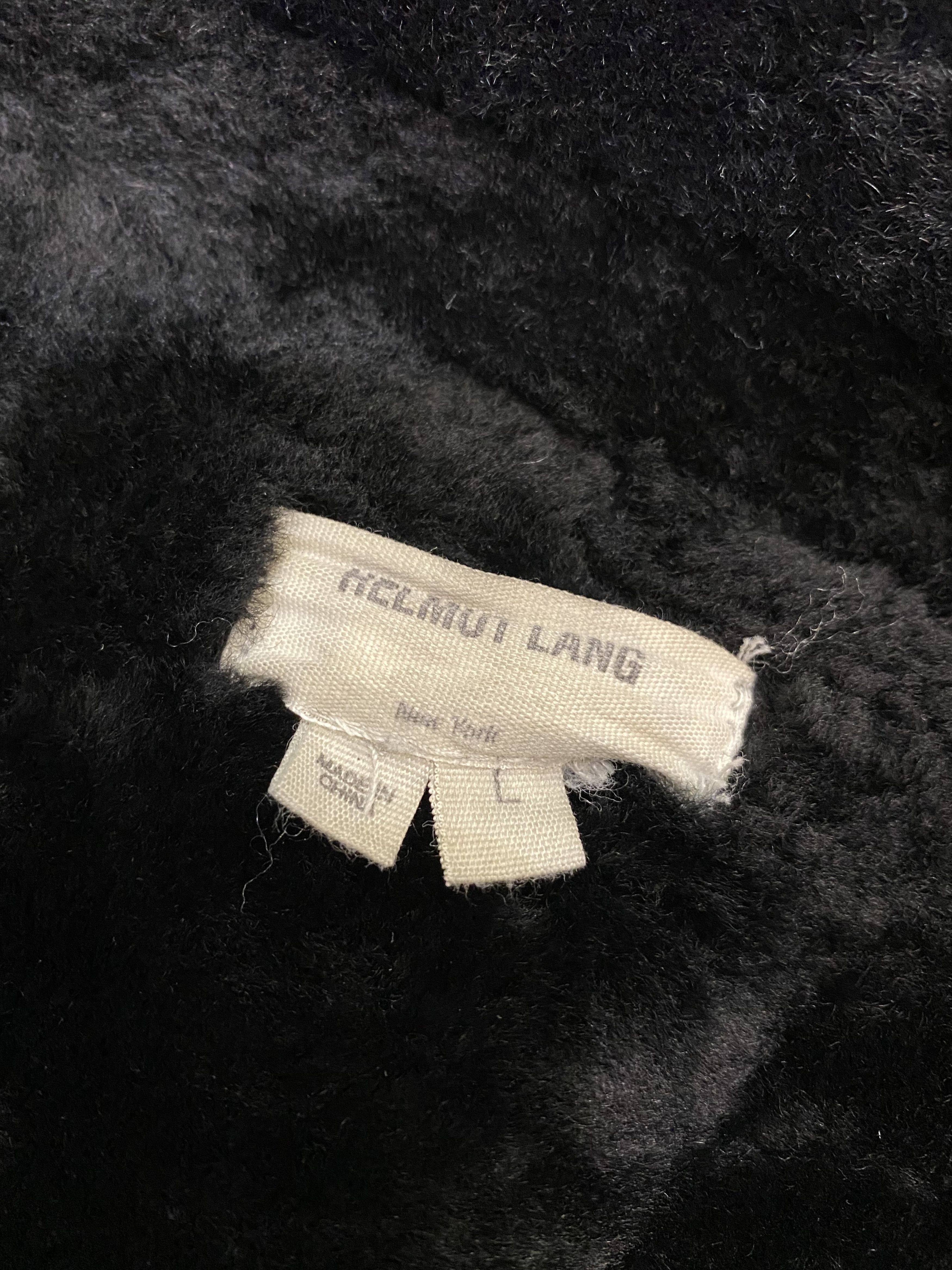 Helmut Lang Helmut Lang Abstract Assymetrical Shearling Leather Jacket Size L / US 10 / IT 46 - 17 Thumbnail