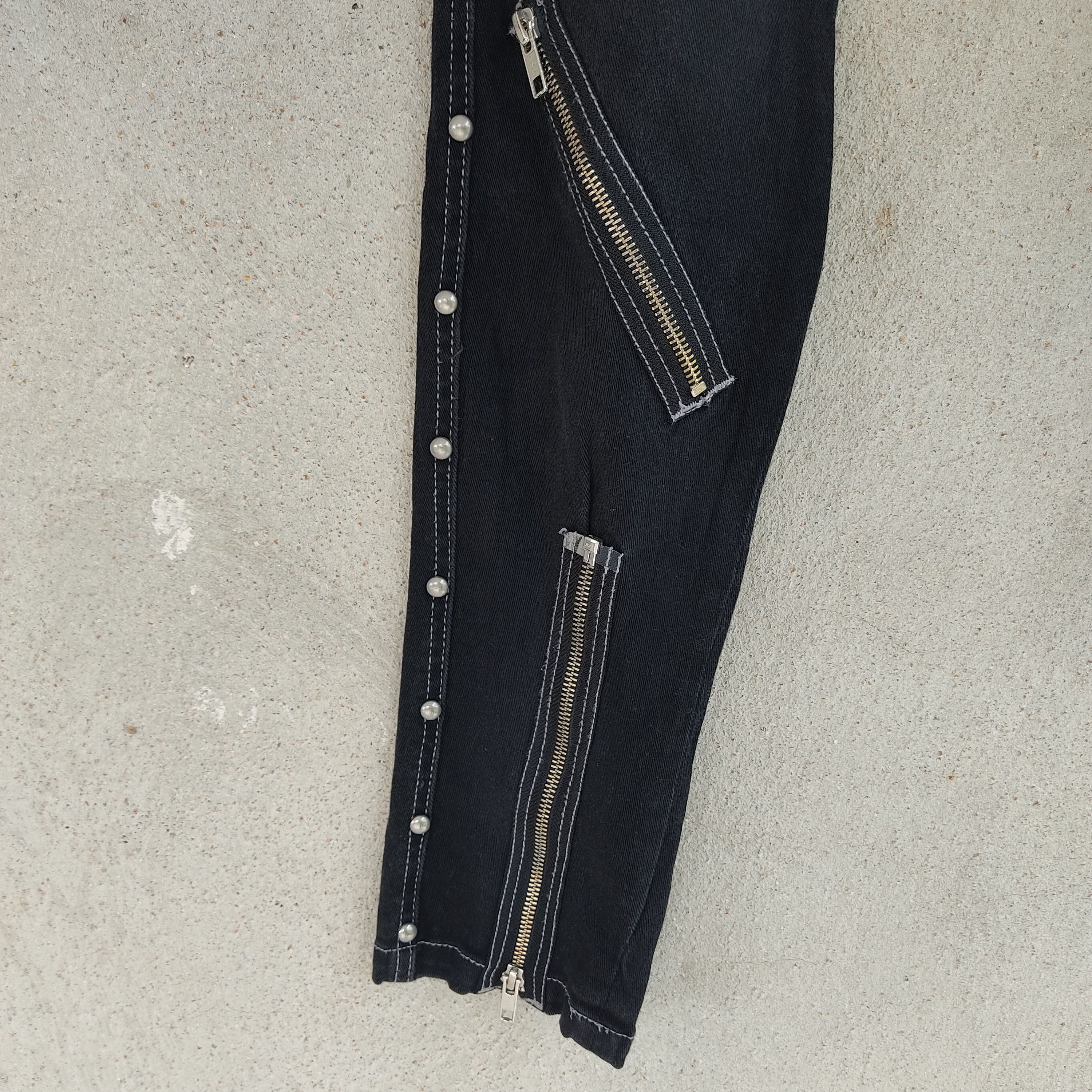 Japanese Brand Algonquins Seditionaries Skull Patch Stud Multipocket Pant Size US 30 / EU 46 - 10 Thumbnail