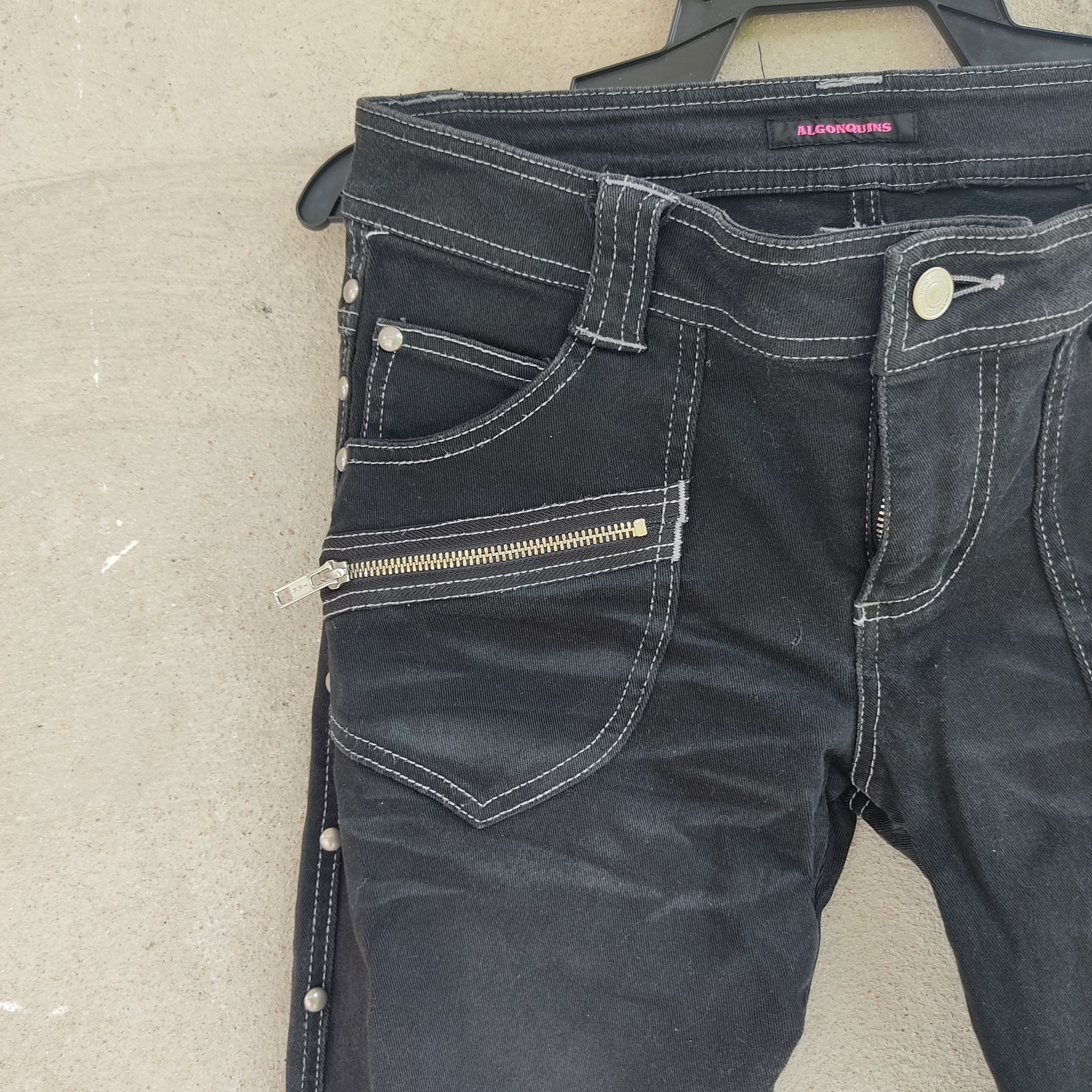 Japanese Brand Algonquins Seditionaries Skull Patch Stud Multipocket Pant Size US 30 / EU 46 - 5 Thumbnail