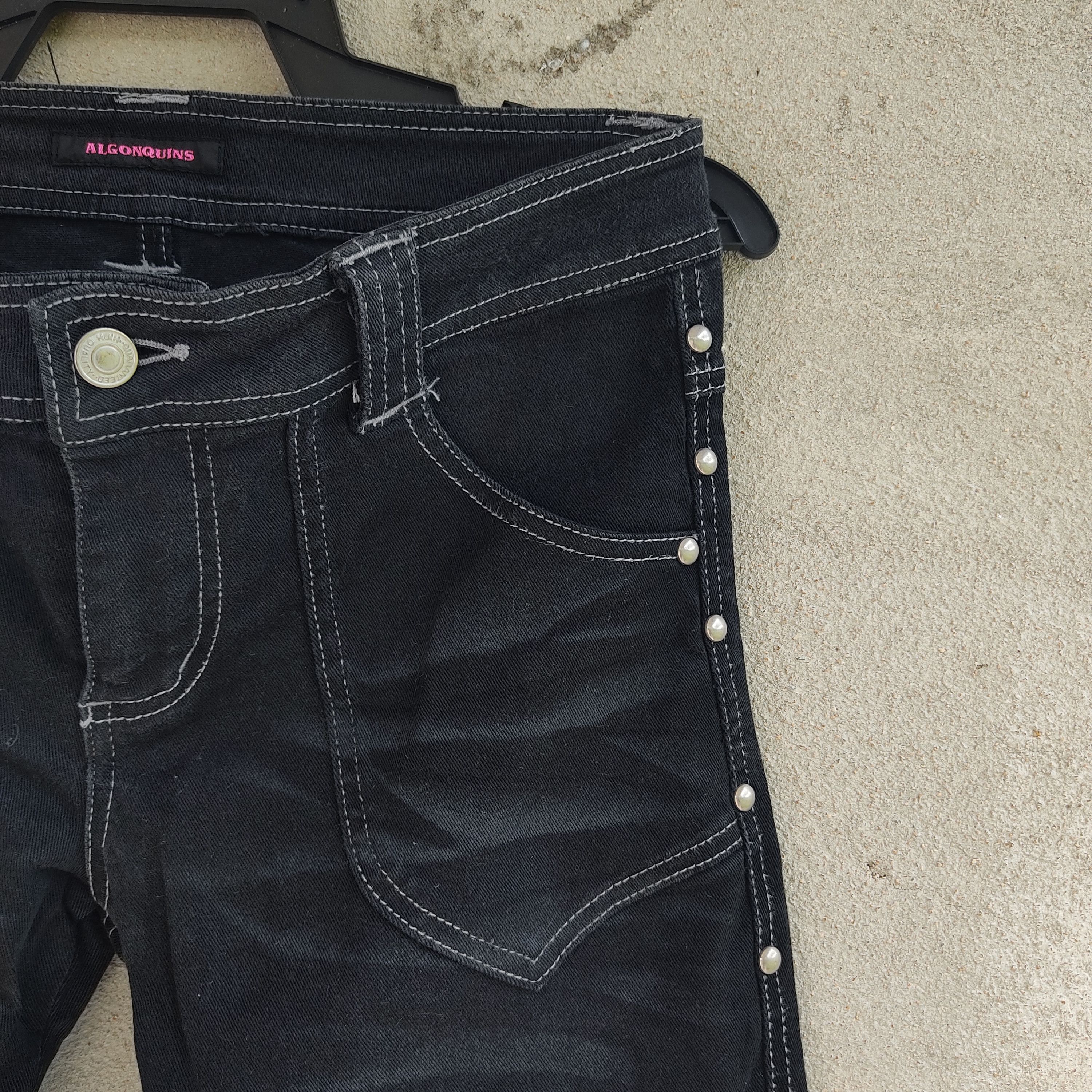 Japanese Brand Algonquins Seditionaries Skull Patch Stud Multipocket Pant Size US 30 / EU 46 - 6 Thumbnail