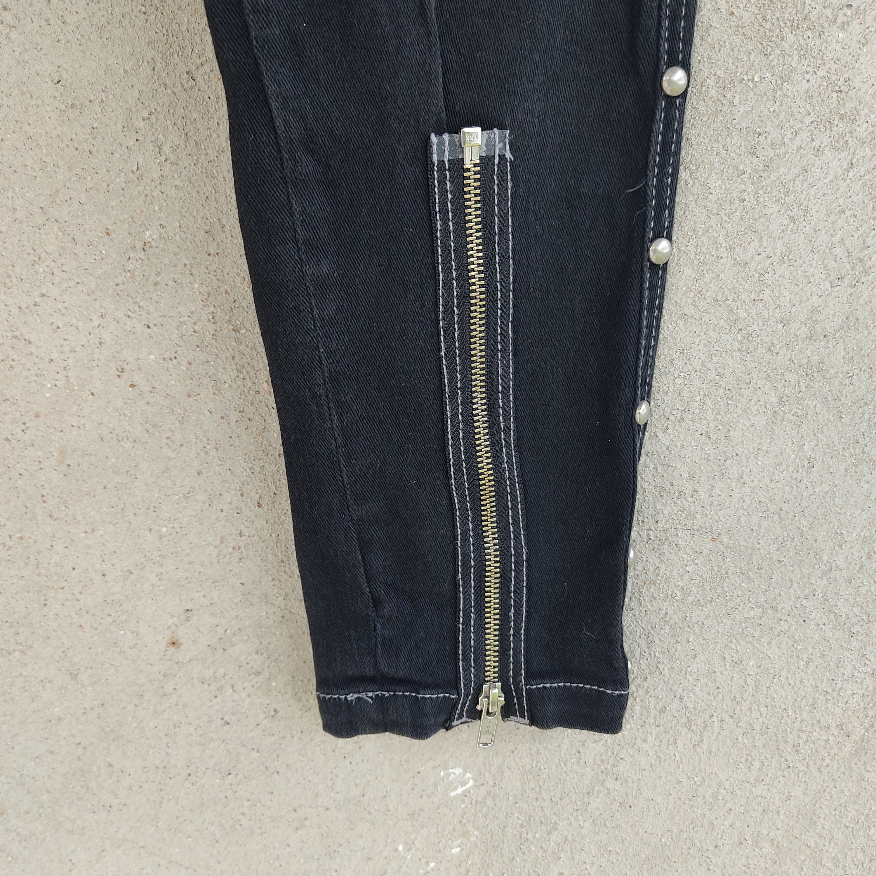 Japanese Brand Algonquins Seditionaries Skull Patch Stud Multipocket Pant Size US 30 / EU 46 - 9 Thumbnail