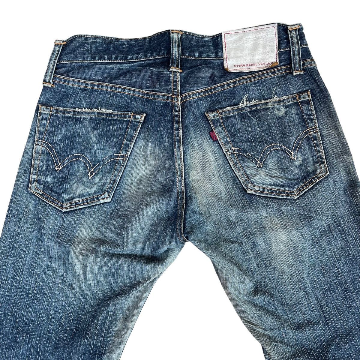 Edwin RARE VTG 🔥 Edwin 511 RV Rebel Vintage Nice Design Sz 34 Size US 34 / EU 50 - 13 Thumbnail