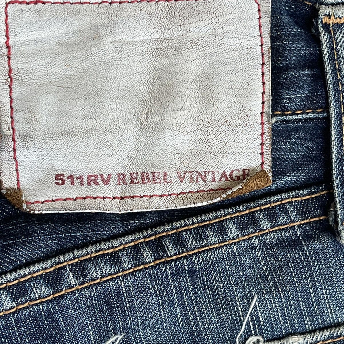 Edwin RARE VTG 🔥 Edwin 511 RV Rebel Vintage Nice Design Sz 34 Size US 34 / EU 50 - 17 Thumbnail