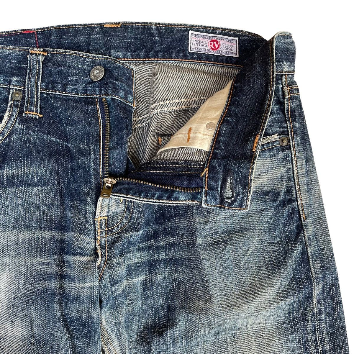 Edwin RARE VTG 🔥 Edwin 511 RV Rebel Vintage Nice Design Sz 34 Size US 34 / EU 50 - 6 Thumbnail