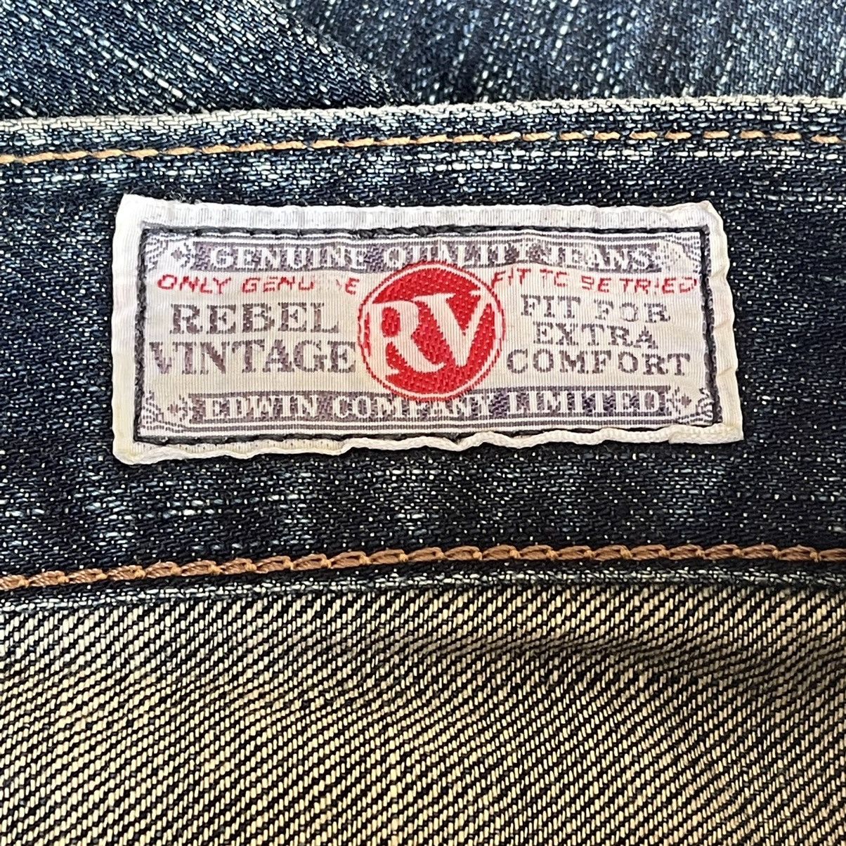 Edwin RARE VTG 🔥 Edwin 511 RV Rebel Vintage Nice Design Sz 34 Size US 34 / EU 50 - 18 Thumbnail