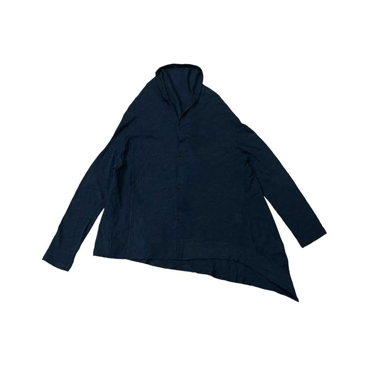 Y’s By Yohji Yamamoto Asymmetrical Full Buttons Up Cardigan