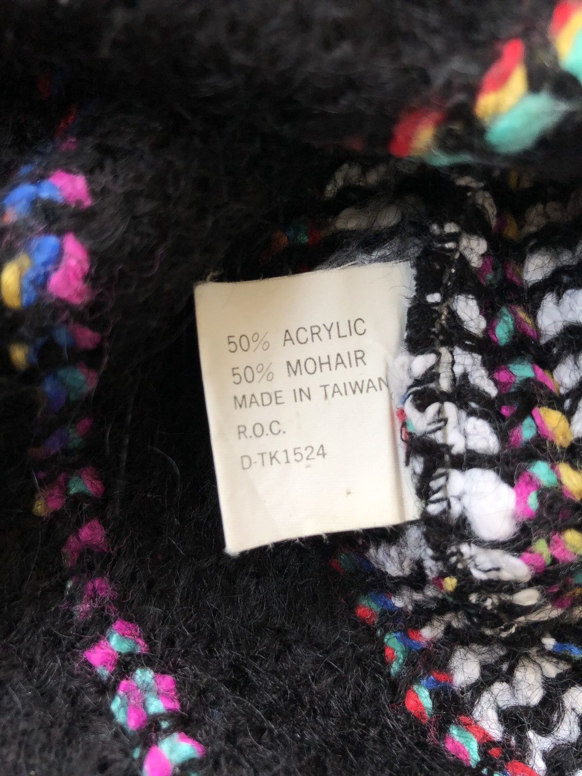 Handmade HEAT🔥Vtg Baja 🇲🇽 Mix Mohair Knit High Neck Sweater Size US M / EU 48-50 / 2 - 5 Thumbnail
