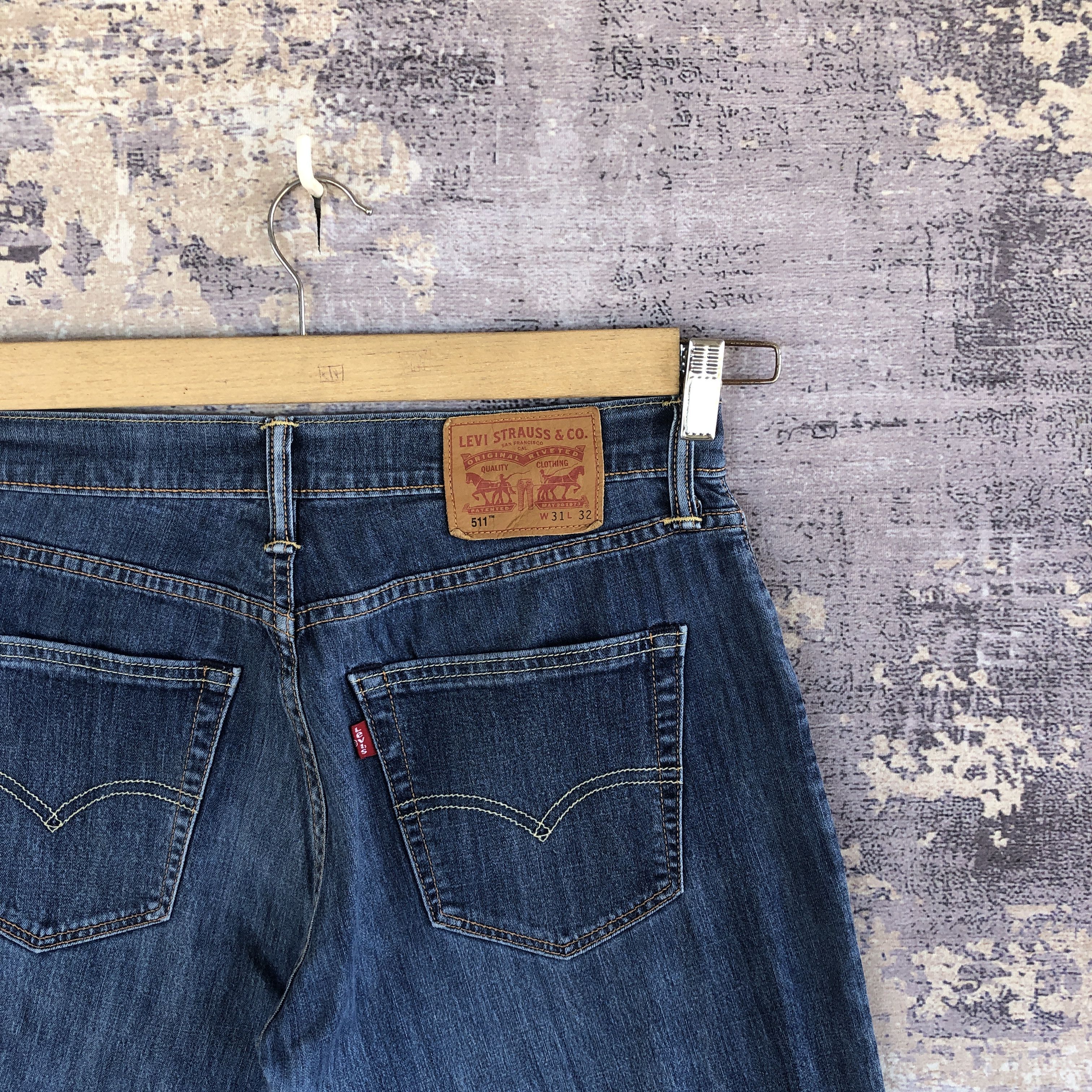 Levi's × Vintage Vintage Levis 511 Jeans Levi's Slim Tapered Baggy Denim Size 28" / US 6 / IT 42 - 5 Thumbnail