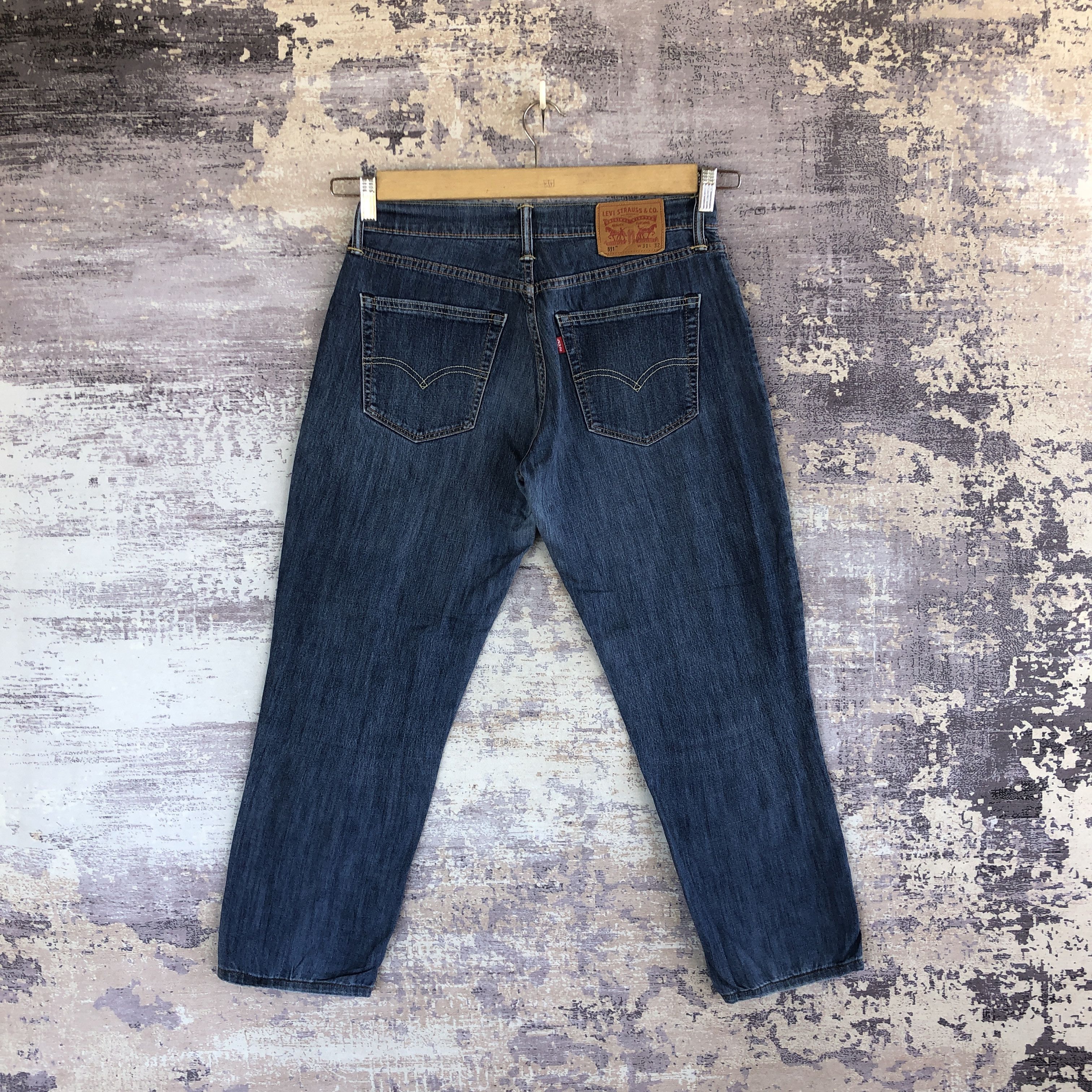 Levi's × Vintage Vintage Levis 511 Jeans Levi's Slim Tapered Baggy Denim Size 28" / US 6 / IT 42 - 2 Thumbnail