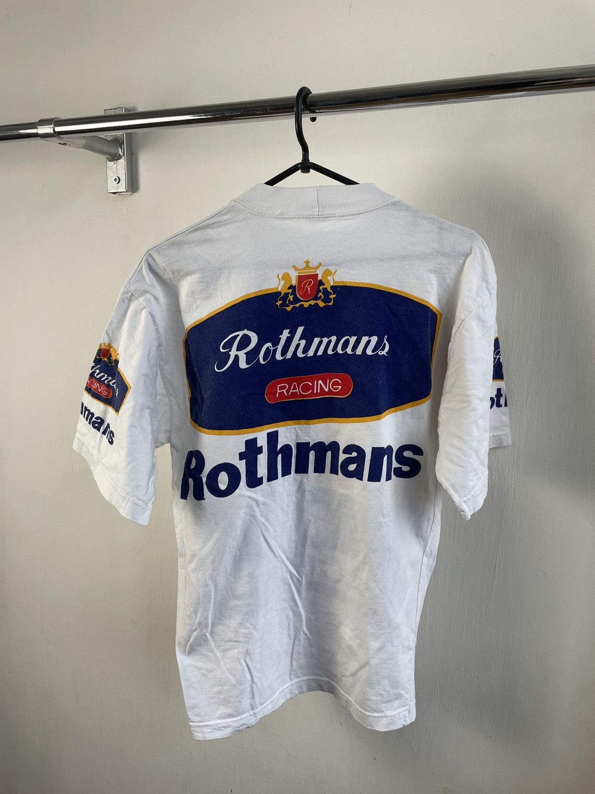 Formula 1 × Japanese Brand Vintage Renault Rothmans F1 Racing T-Shirt Size US M / EU 48-50 / 2 - 2 Thumbnail