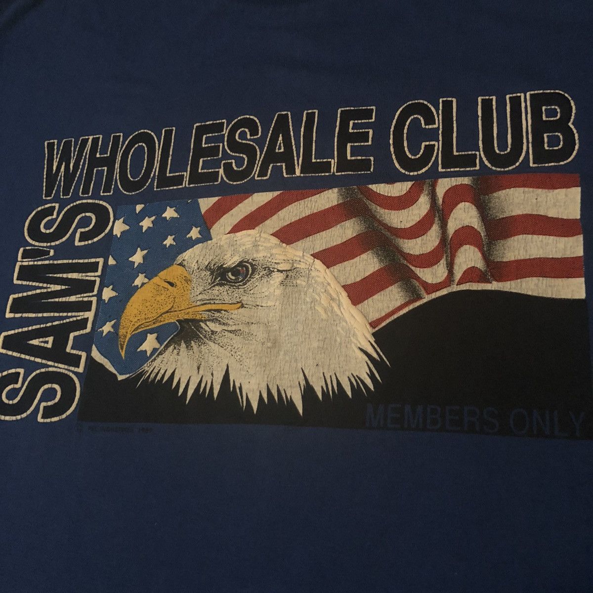 Vintage Vintage 80s 1989 Sams Wholesale Club Members Only Logo Tee Size US L / EU 52-54 / 3 - 7 Thumbnail