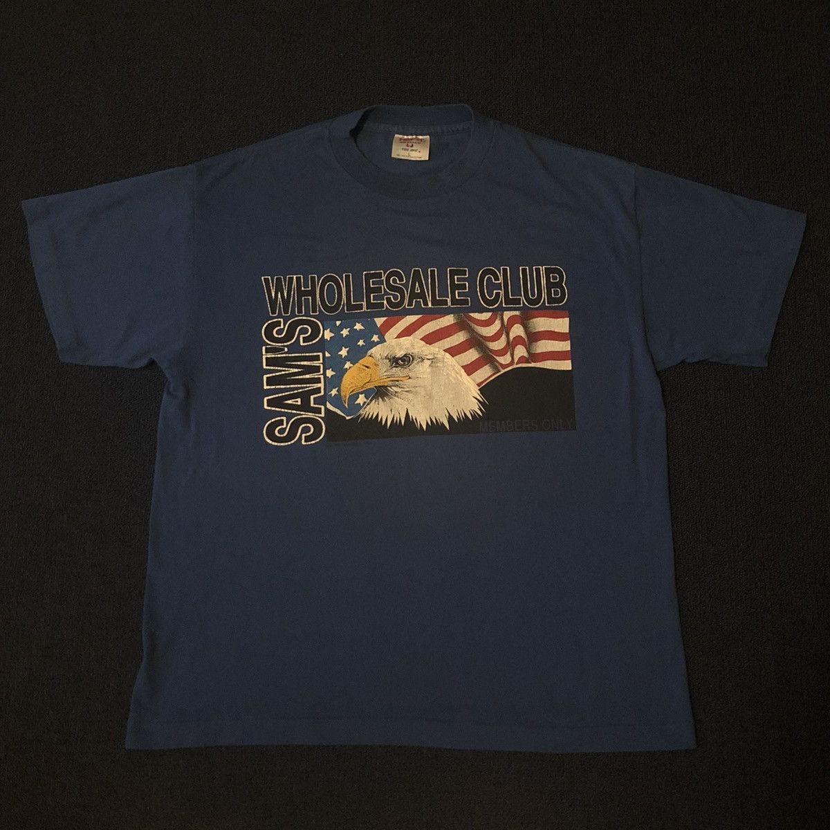Vintage Vintage 80s 1989 Sams Wholesale Club Members Only Logo Tee Size US L / EU 52-54 / 3 - 3 Thumbnail