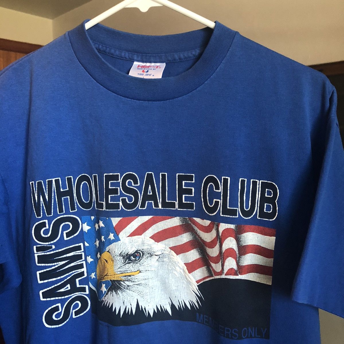 Vintage Vintage 80s 1989 Sams Wholesale Club Members Only Logo Tee Size US L / EU 52-54 / 3 - 1 Thumbnail