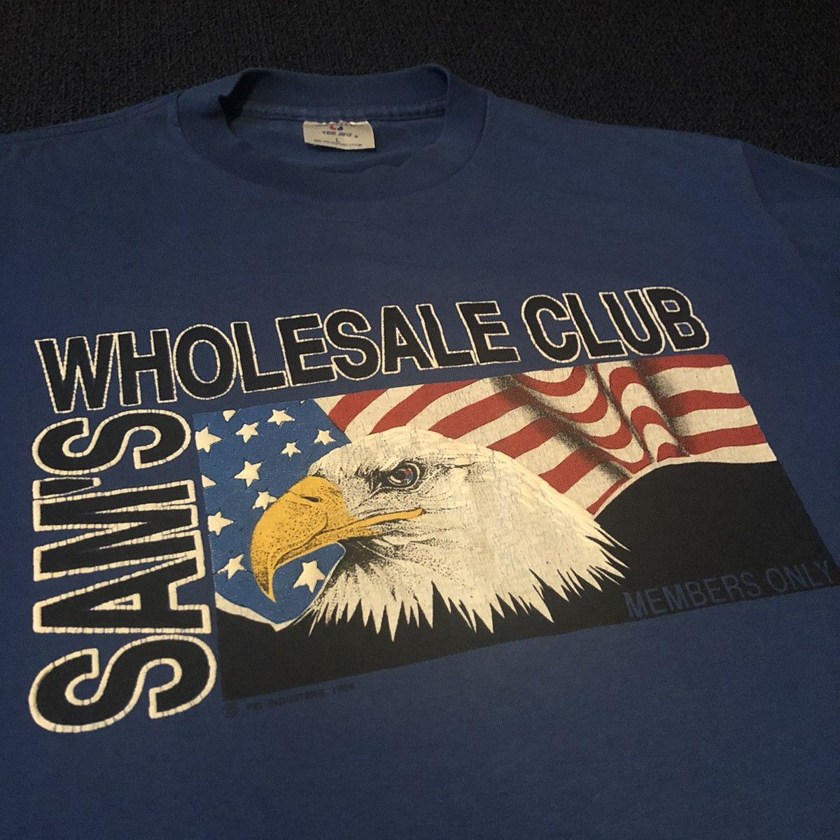 Vintage Vintage 80s 1989 Sams Wholesale Club Members Only Logo Tee Size US L / EU 52-54 / 3 - 2 Thumbnail