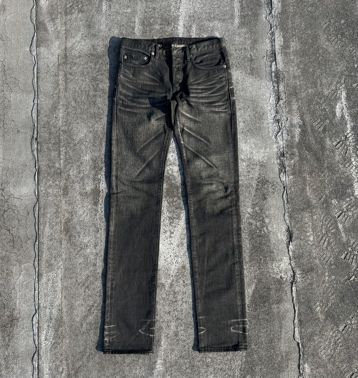 Dior × Hedi Slimane Dior Homme fw07 “Follow Me” claw mark denim