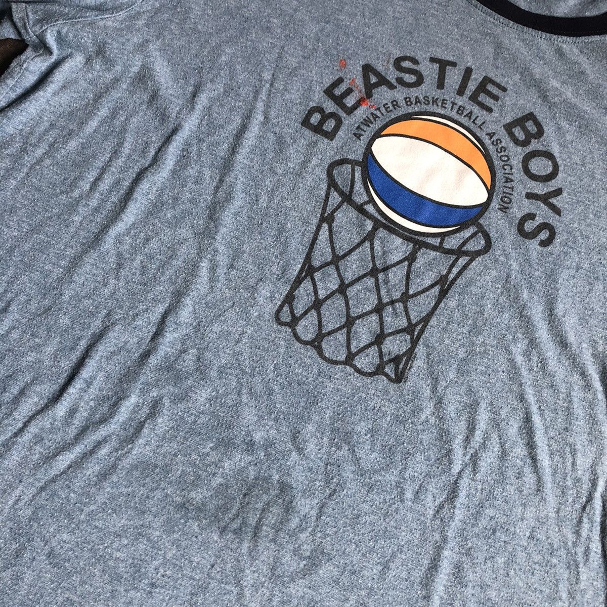 Band Tees Vintage 1990s Beastie Boys Atwater Basketball Ringer Tee ABA Size US XXL / EU 58 / 5 - 3 Thumbnail