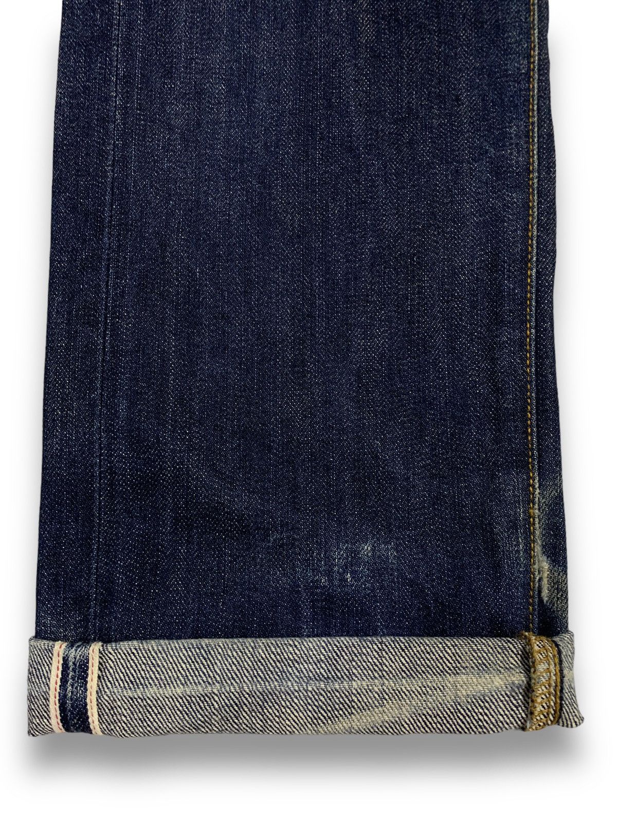 Jun Takahashi Y2K Uniqlo S002 Selvedge Dark Mud Wash Distressed Jeans Size US 31 - 11 Thumbnail