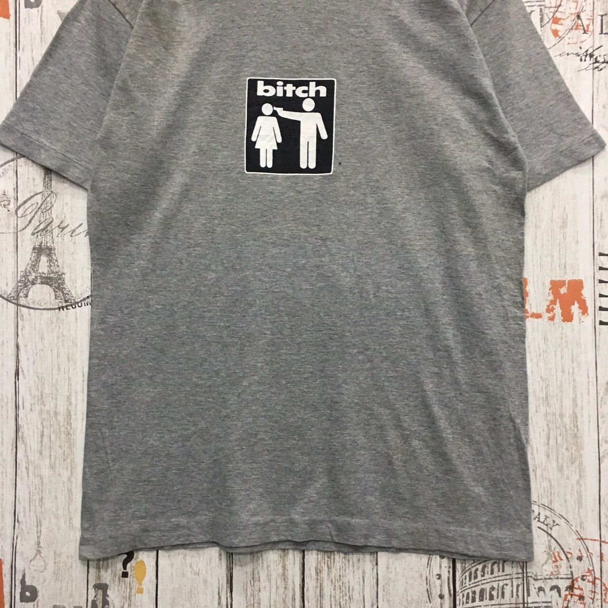 Vintage *🔥BITCH skateboard 90s tees Size US M / EU 48-50 / 2 - 4 Thumbnail