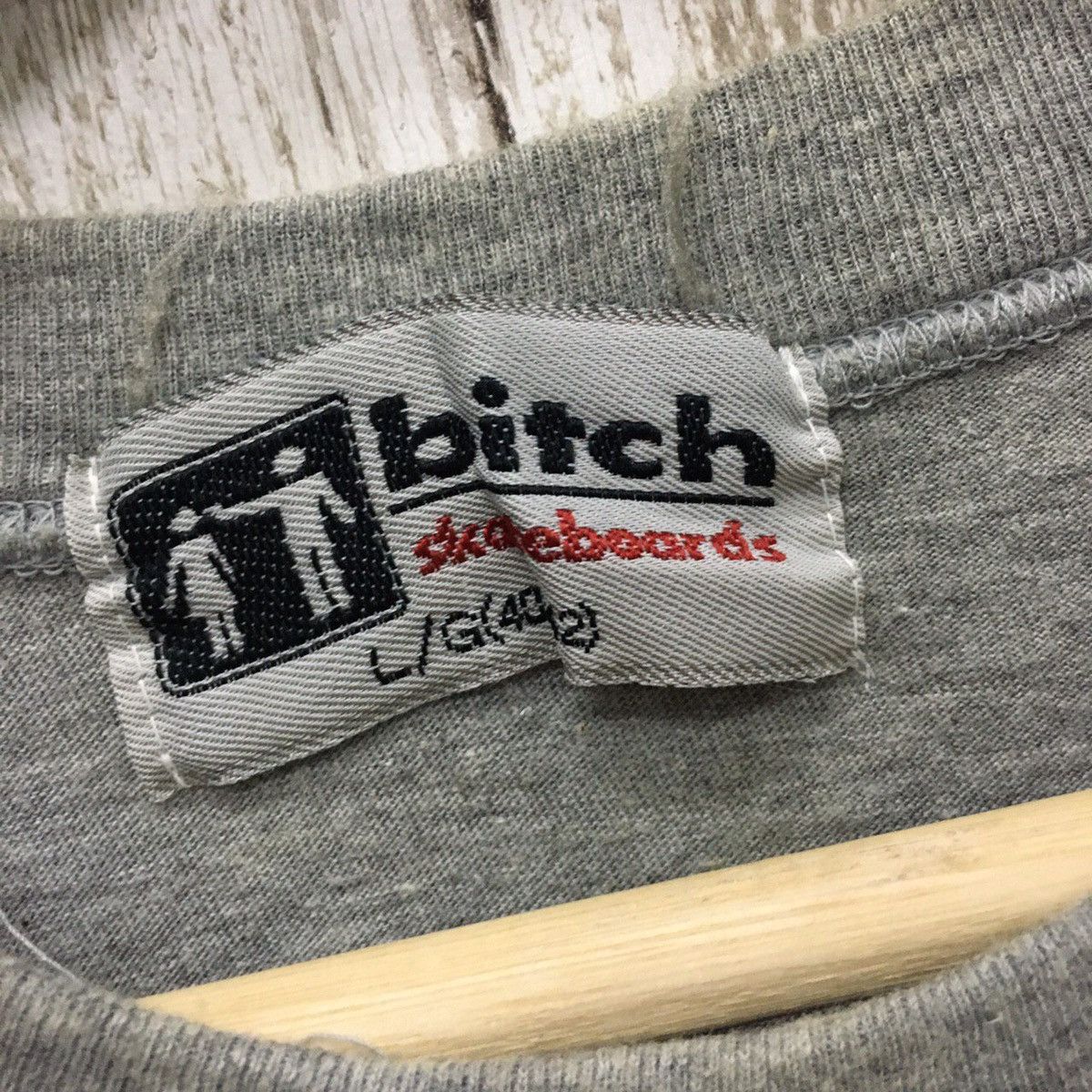 Vintage *🔥BITCH skateboard 90s tees Size US M / EU 48-50 / 2 - 9 Thumbnail