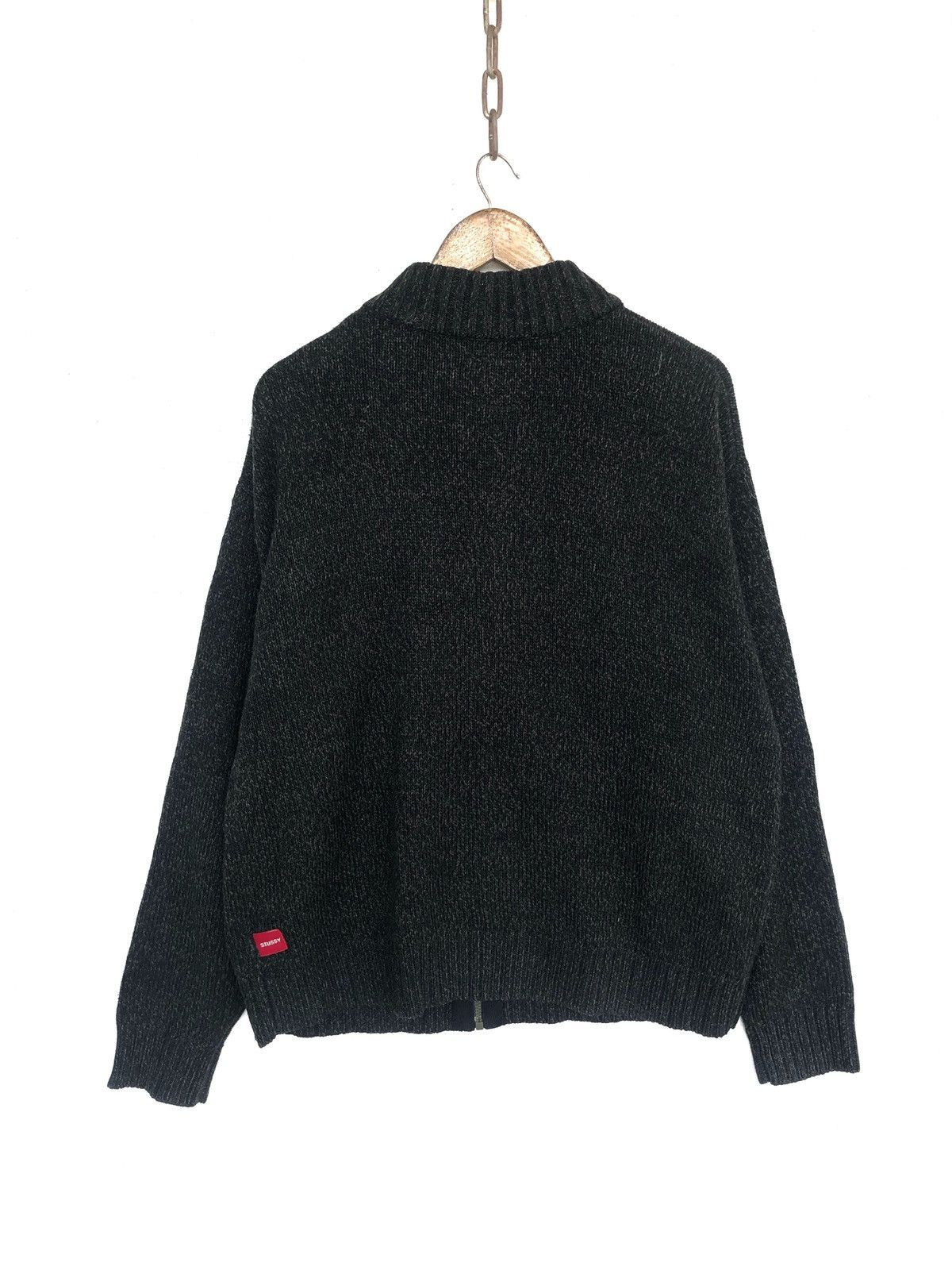 Stussy OG Stussy 🇺🇸 Half Zipper Hand Knit Jumper Sweater Size US L / EU 52-54 / 3 - 3 Thumbnail