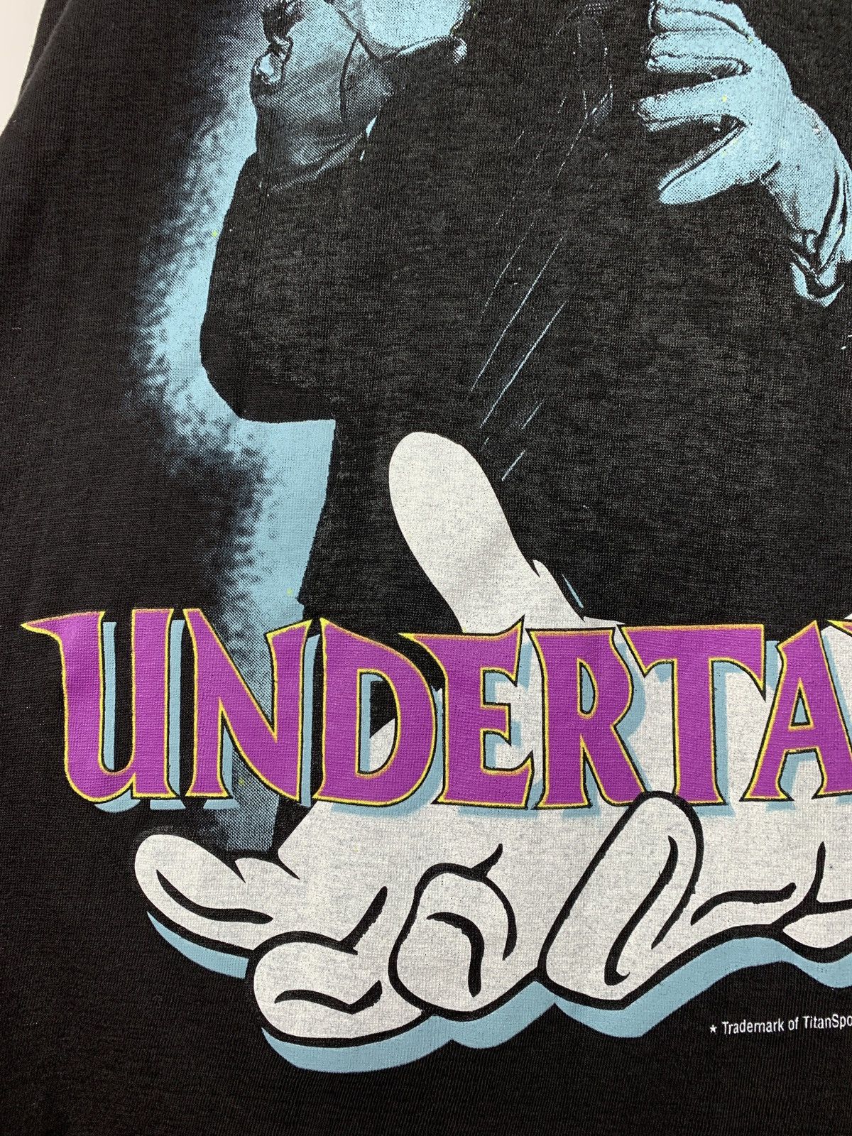Vintage 1992 Vintage Undertaker WWE Rare T-Shirt Size US L / EU 52-54 / 3 - 7 Thumbnail