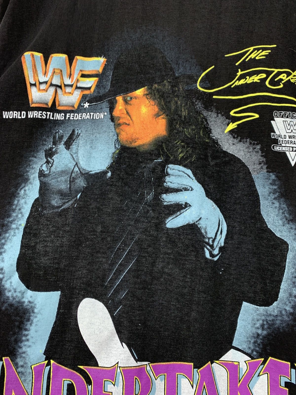 Vintage 1992 Vintage Undertaker WWE Rare T-Shirt Size US L / EU 52-54 / 3 - 9 Thumbnail