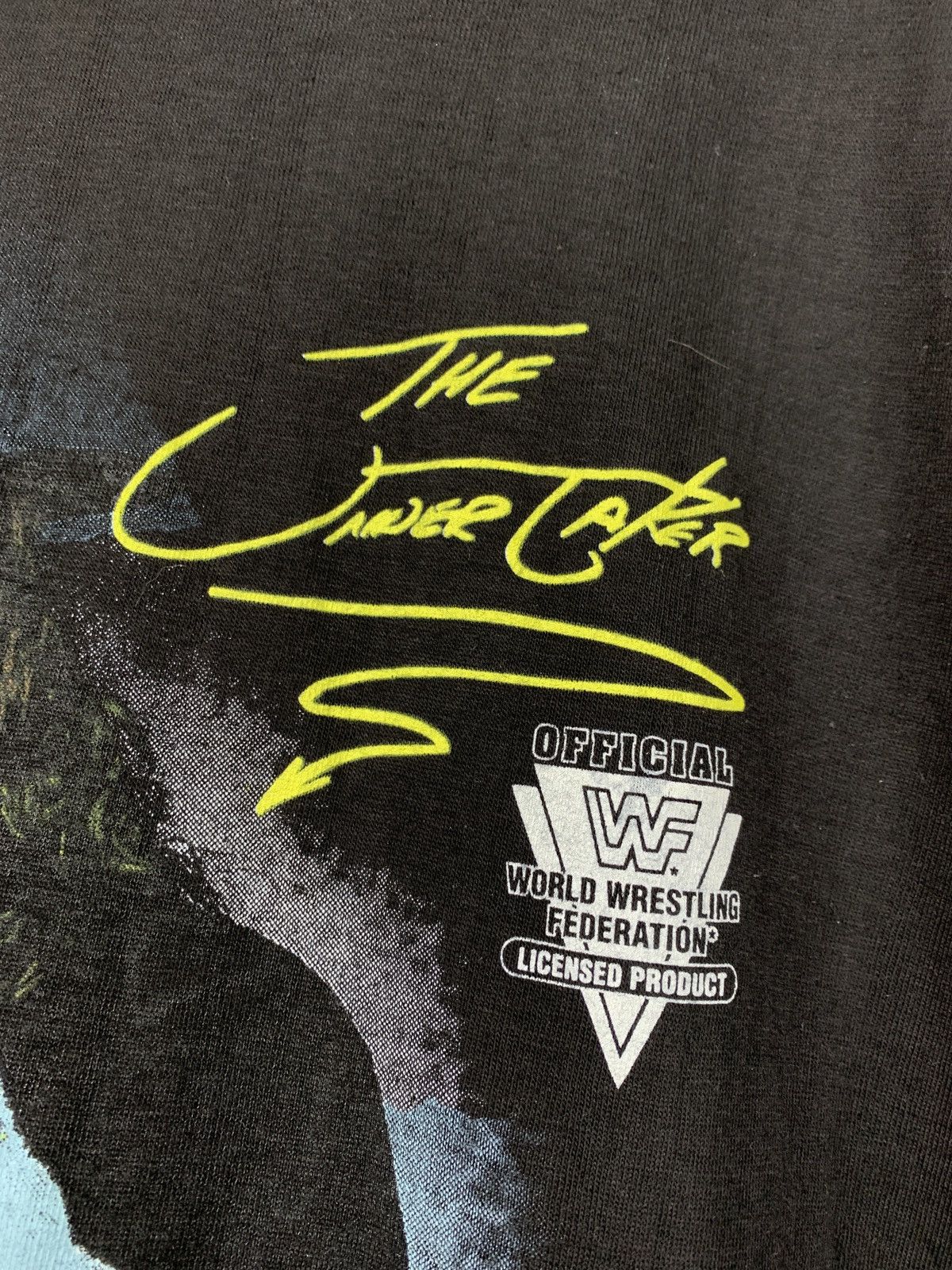 Vintage 1992 Vintage Undertaker WWE Rare T-Shirt Size US L / EU 52-54 / 3 - 10 Thumbnail