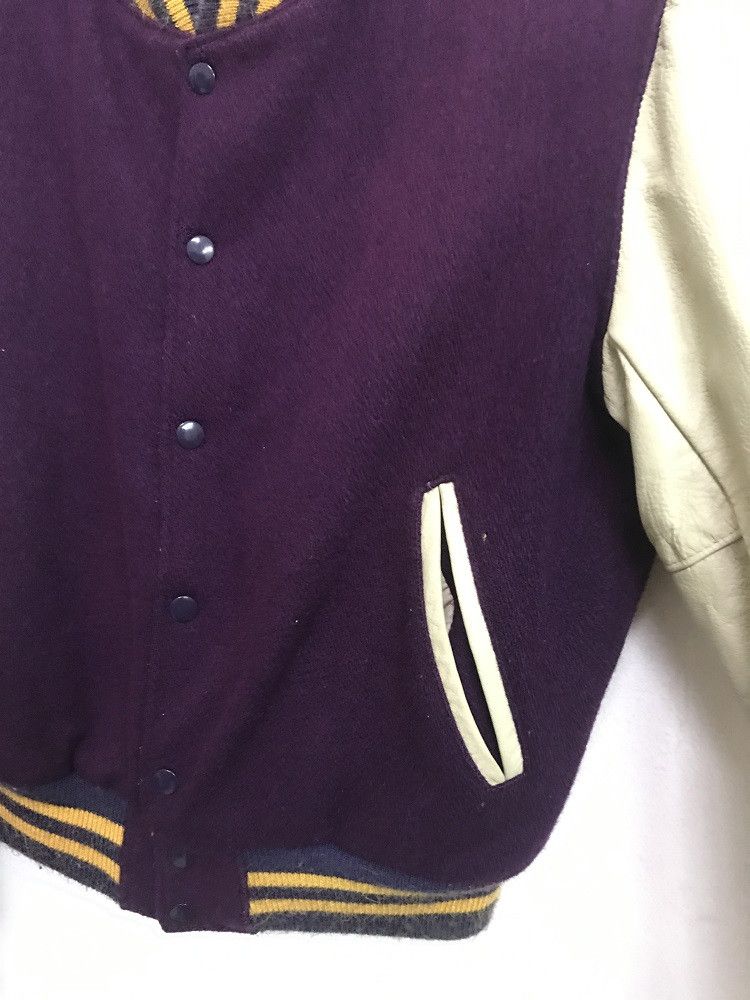 Golden Bear Vintage GOLDEN BEAR Made in USA Leather Sleeve Varsity Size US M / EU 48-50 / 2 - 4 Thumbnail