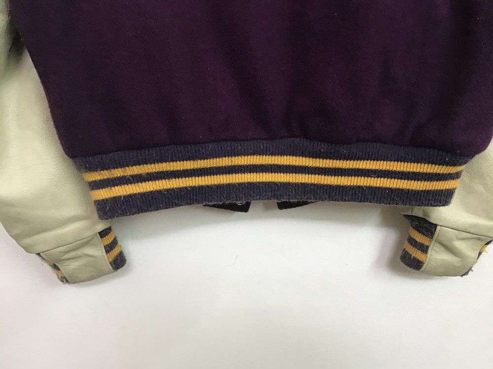 Golden Bear Vintage GOLDEN BEAR Made in USA Leather Sleeve Varsity Size US M / EU 48-50 / 2 - 17 Thumbnail