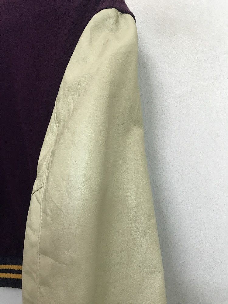 Golden Bear Vintage GOLDEN BEAR Made in USA Leather Sleeve Varsity Size US M / EU 48-50 / 2 - 20 Thumbnail