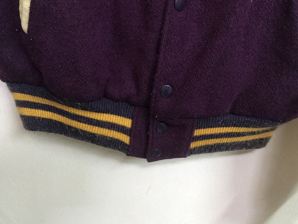 Golden Bear Vintage GOLDEN BEAR Made in USA Leather Sleeve Varsity Size US M / EU 48-50 / 2 - 8 Thumbnail