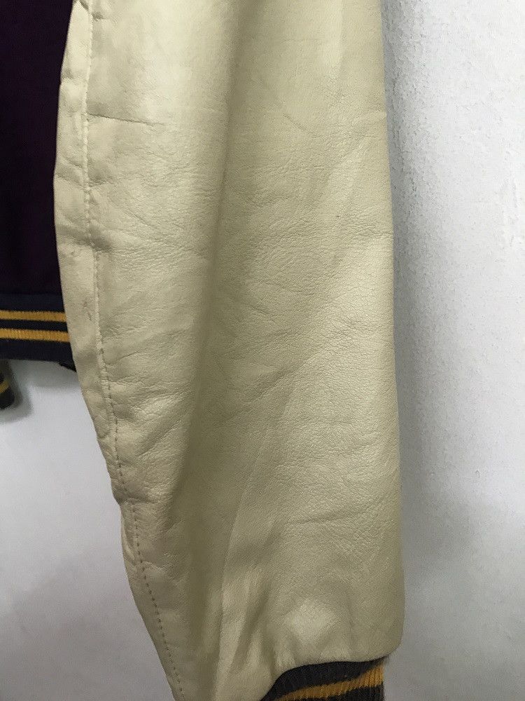 Golden Bear Vintage GOLDEN BEAR Made in USA Leather Sleeve Varsity Size US M / EU 48-50 / 2 - 21 Thumbnail