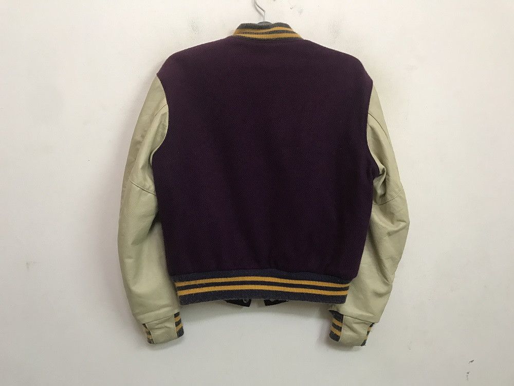 Golden Bear Vintage GOLDEN BEAR Made in USA Leather Sleeve Varsity Size US M / EU 48-50 / 2 - 16 Thumbnail