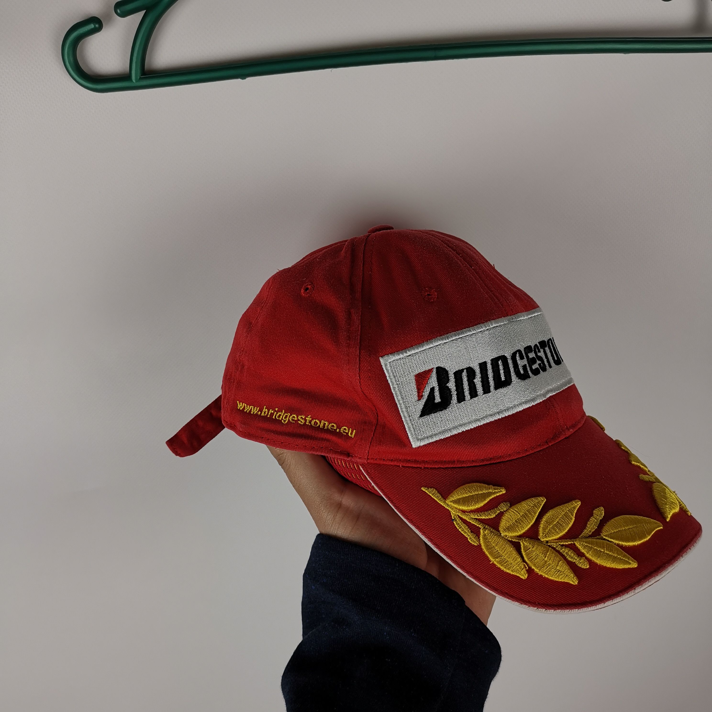 Formula 1 Bridgestone vintage red racing cap Size ONE SIZE - 5 Thumbnail
