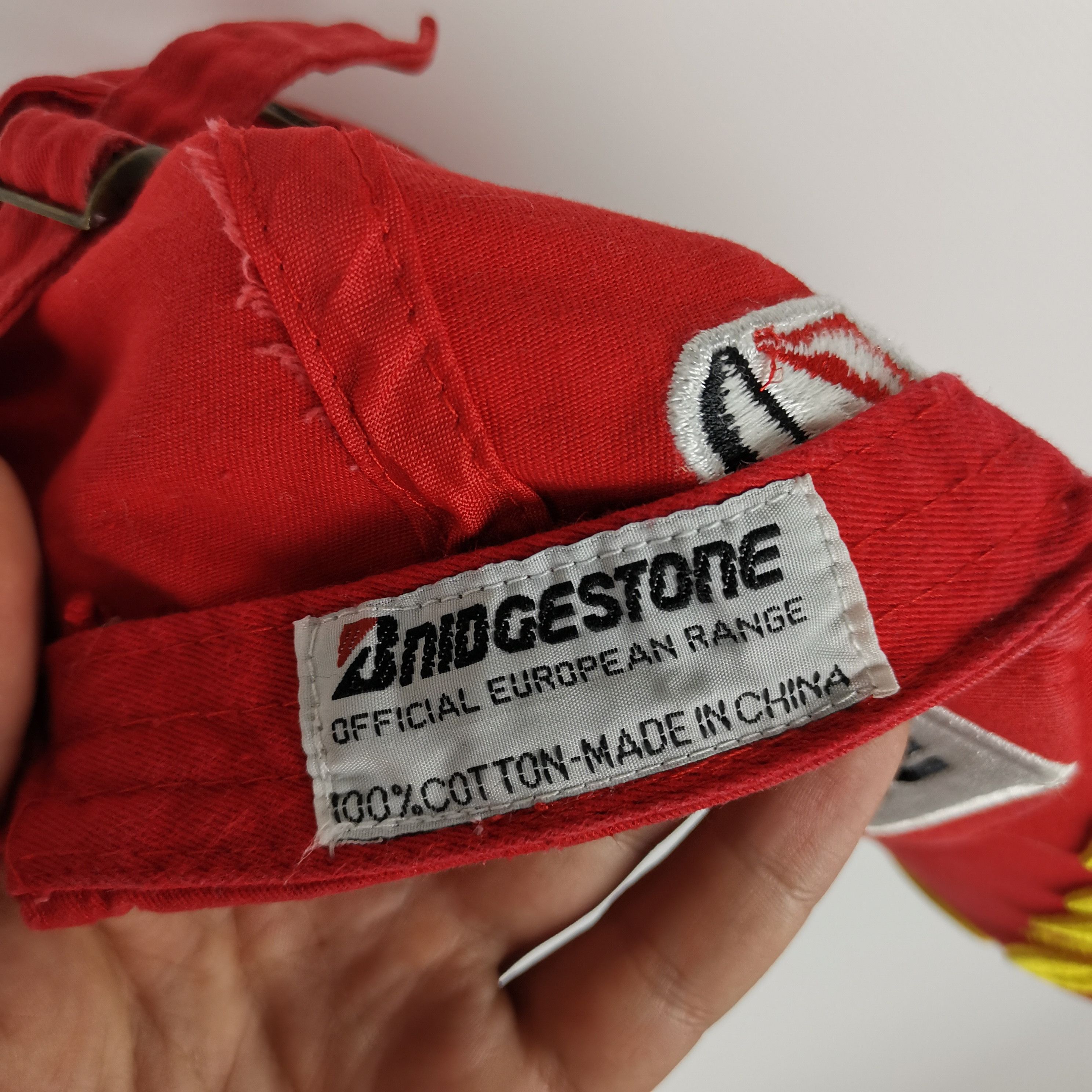 Formula 1 Bridgestone vintage red racing cap Size ONE SIZE - 2 Thumbnail