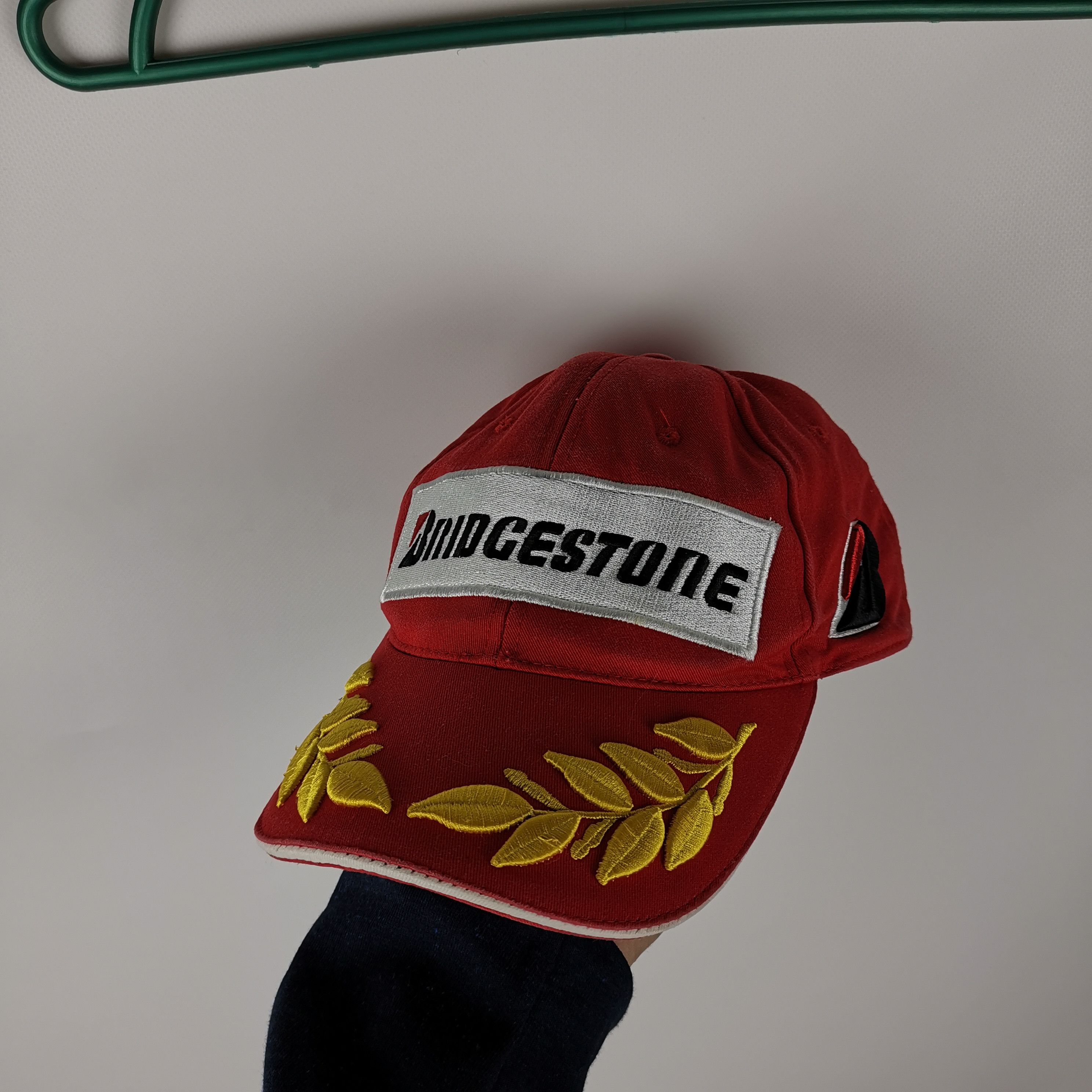 Formula 1 Bridgestone vintage red racing cap Size ONE SIZE - 1 Thumbnail