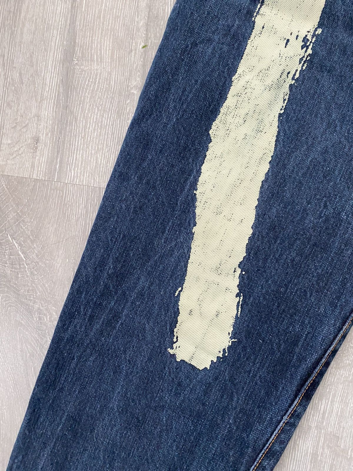 Evisu Evisu jeans daicock vintage selvedge navy white big logo Size US 28 / EU 44 - 6 Thumbnail