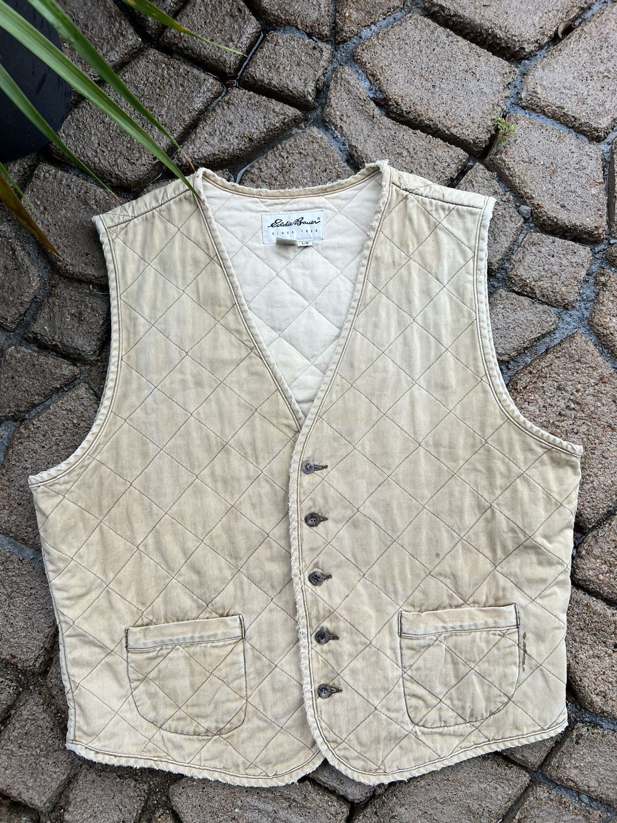 Eddie Bauer 🔥Rare Eddie Bauer Quilted Vest Size US L / EU 52-54 / 3 - 1 Thumbnail